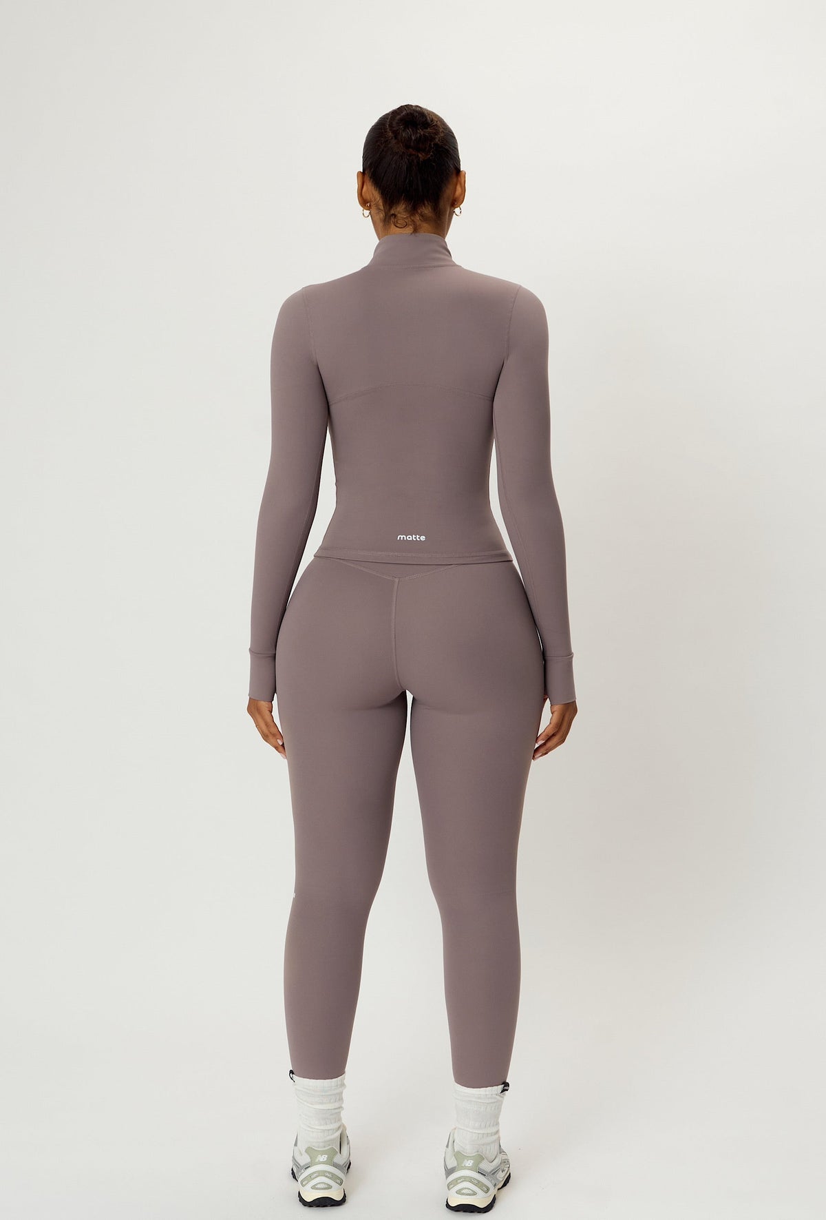 Contour Half Zip - Taupe