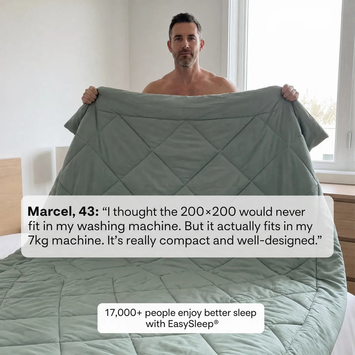 Midnight Black | EasySleep® Duvet